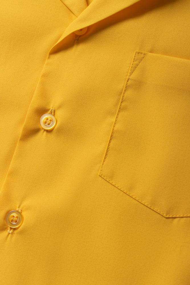 Primary School Short Sleeve Open Neck Shirt Gold