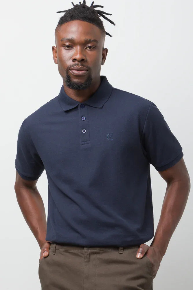 Short Sleeve Golfer Navy