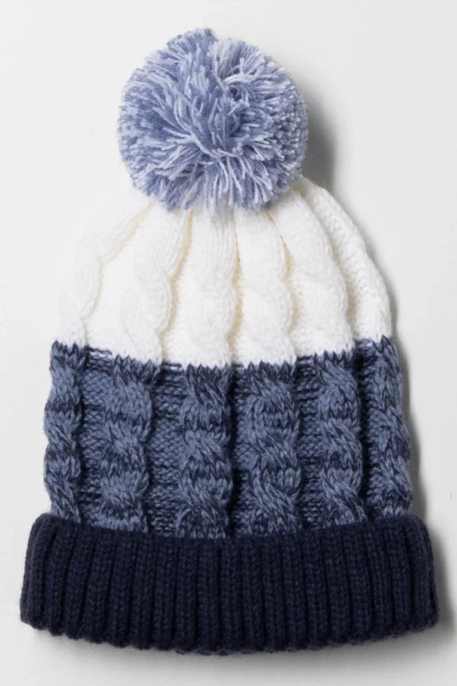 Ombre Beanie Blue