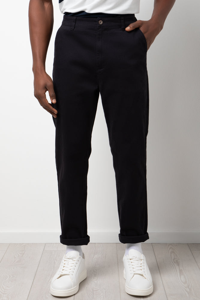 Straight Leg Chino Pants Black