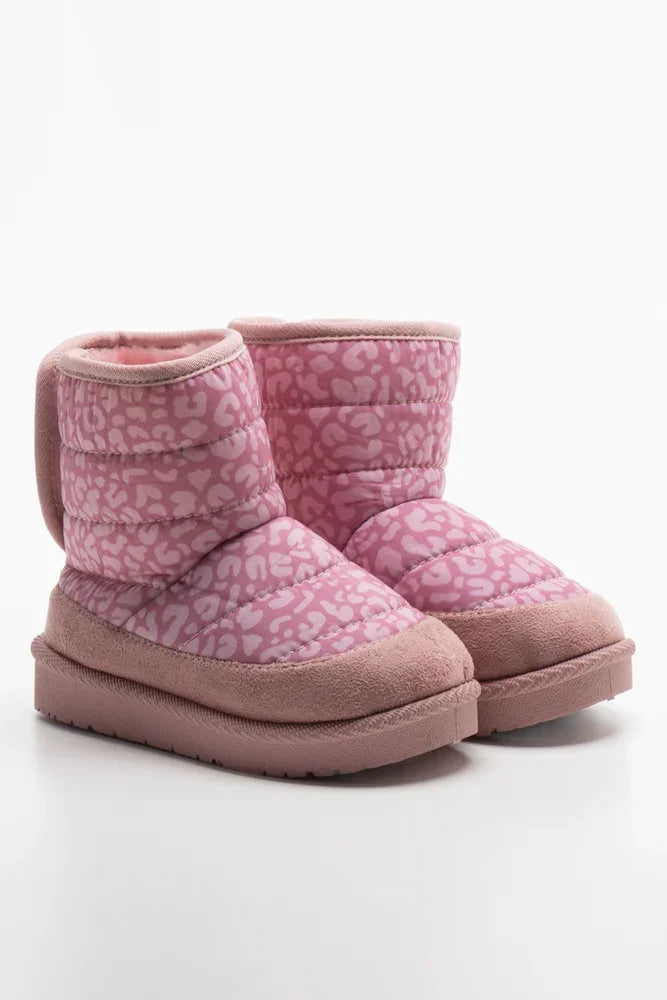 Leopard Boot Pink