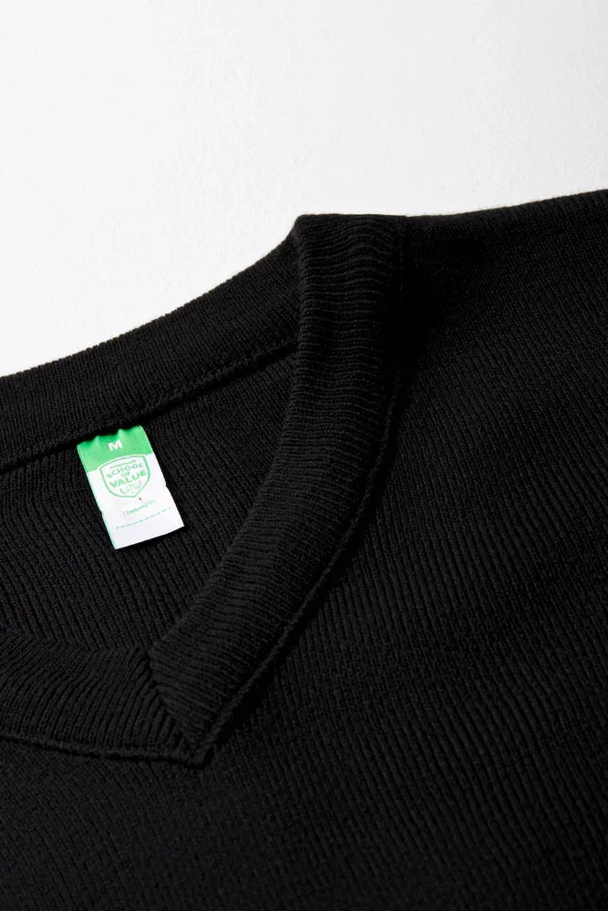 Unisex School Sleeveless Jersey Black (1)