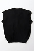 Unisex School Sleeveless Jersey Black (4)