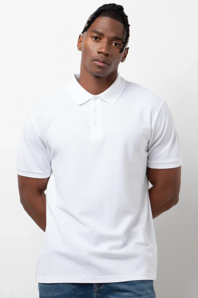 Short Sleeve Golfer White