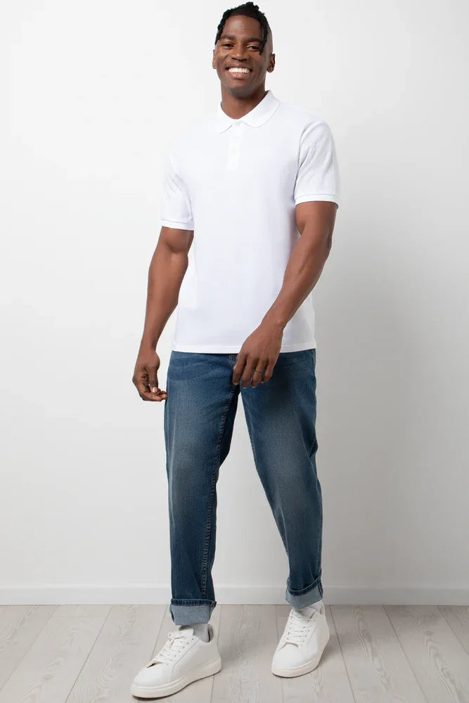 Short Sleeve Golfer White