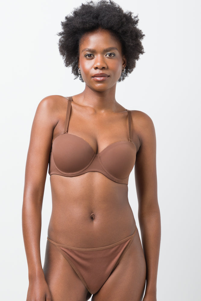 3 Pack Strappy Thongs Natural And Cream