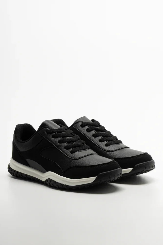 Rugged Retro Trainers Black