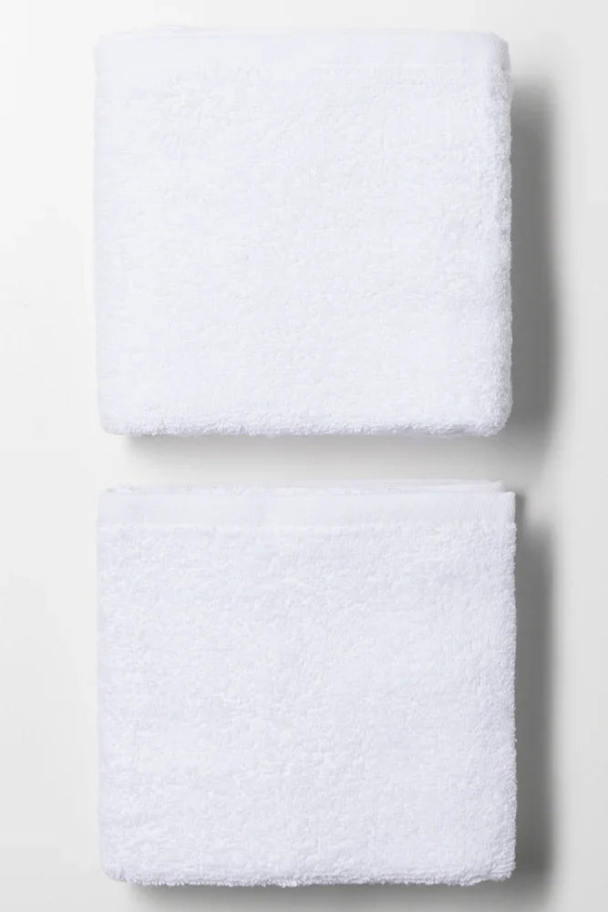 2 Pack Towelling Nappies  White