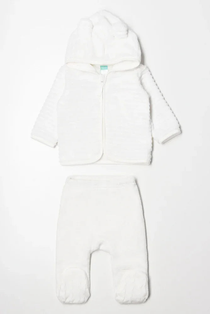 Jacket And Legging Set White
