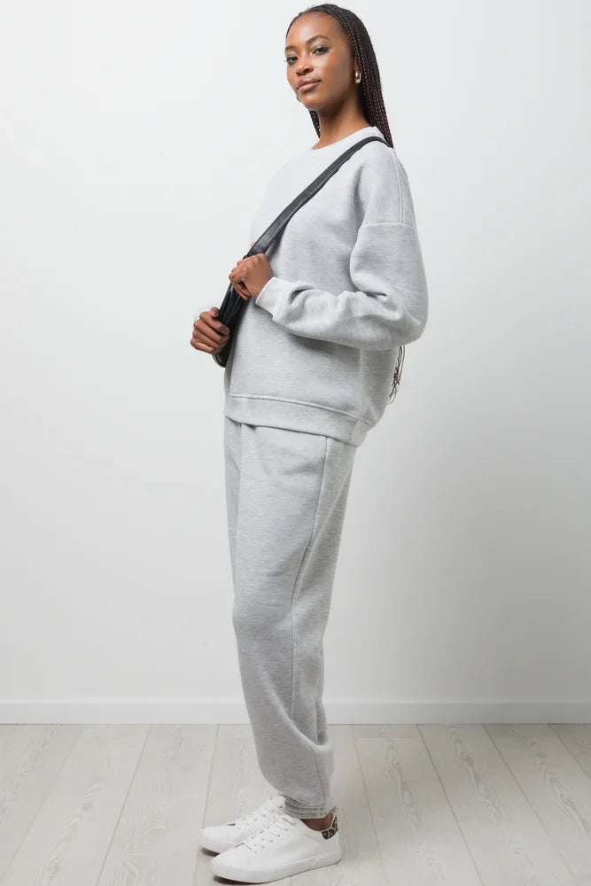 Fleece Crew Neck Grey
