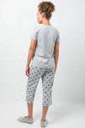 Sleep Less Dream More Capri Pyjamas Grey (2)