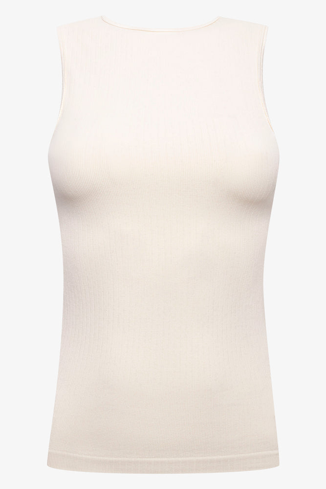 Sleevless Seamfree Top Natural