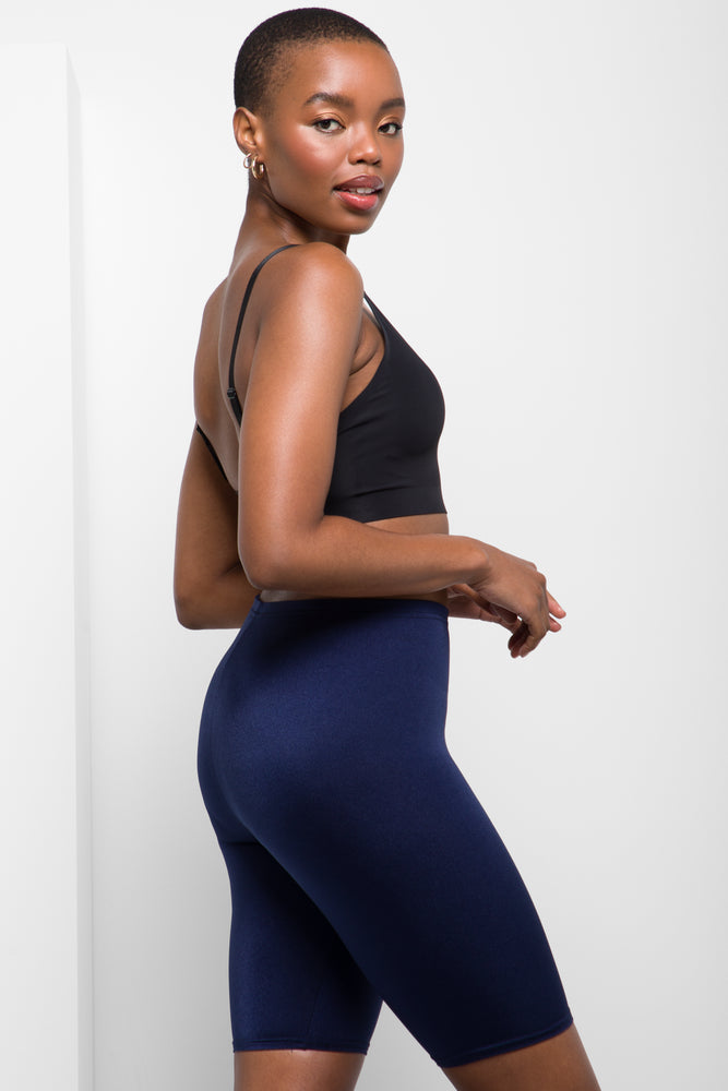 Knee Length Cycle Shorts Navy