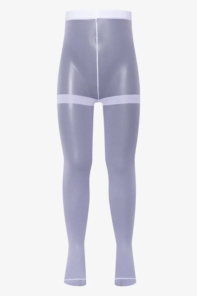 2 Pack Hosiery White And Pink