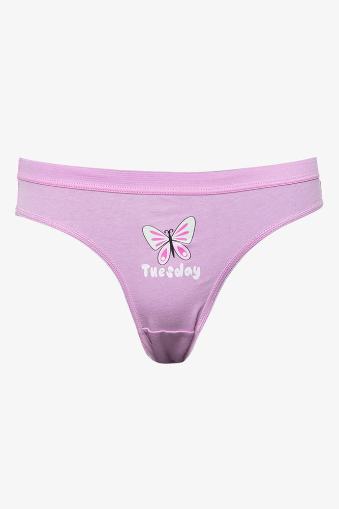5 Pack Days Of The Week Bikini Panties Multi (2)
