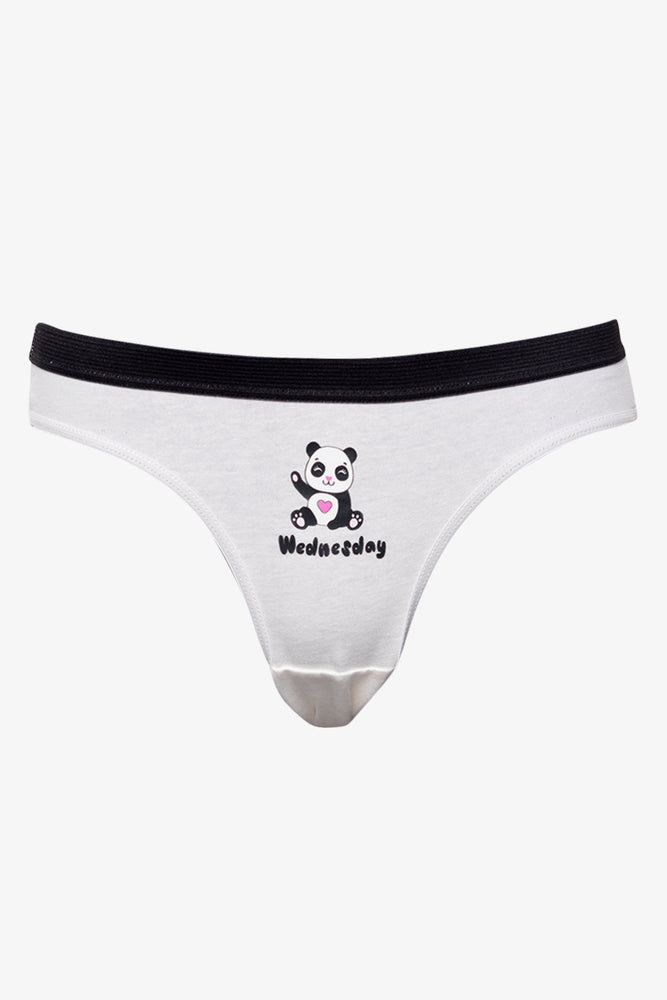 5 Pack Days Of The Week Bikini Panties Multi (3)