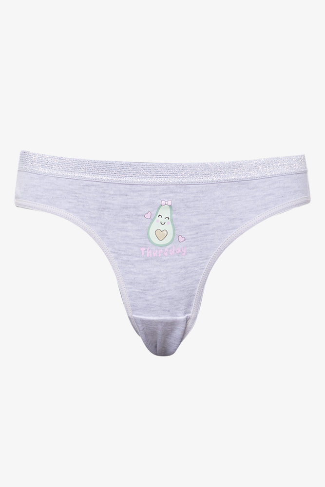 5 Pack Days Of The Week Bikini Panties Multi (4)