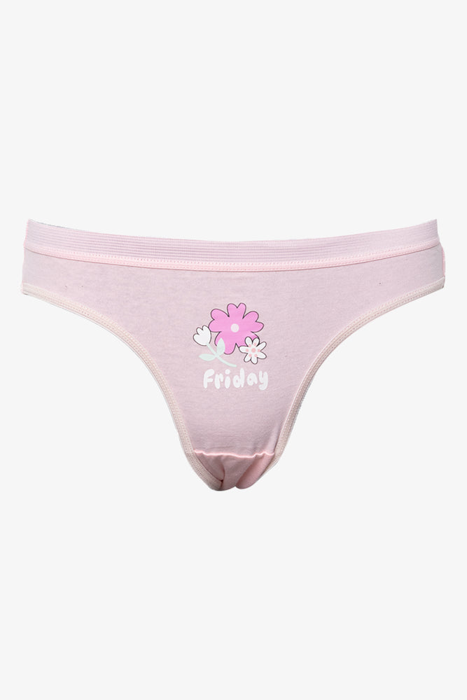 5 Pack Days Of The Week Bikini Panties Multi (5)