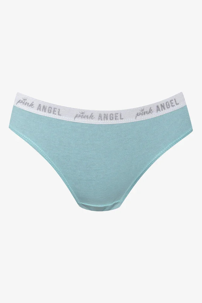 3 Pack Bikini Panties Navy, Aqua And Grey