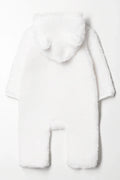 Fleece Baby Grow White (3)
