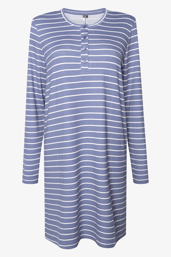 Stripe Sleepshirt Navy