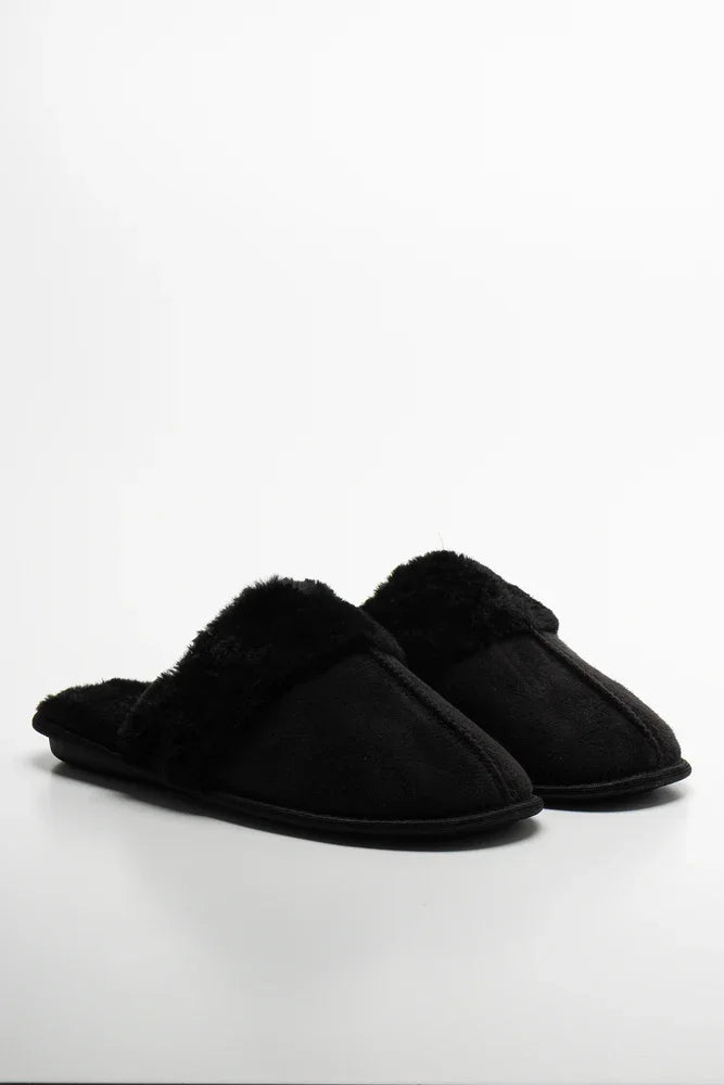 Seam Slipper Black