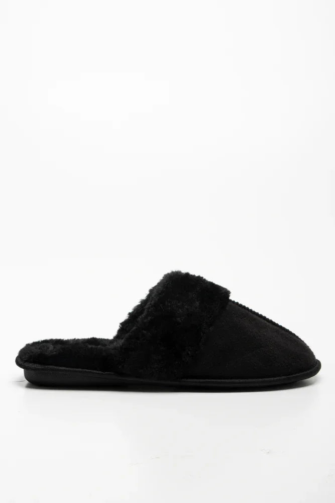 Seam Slipper Black