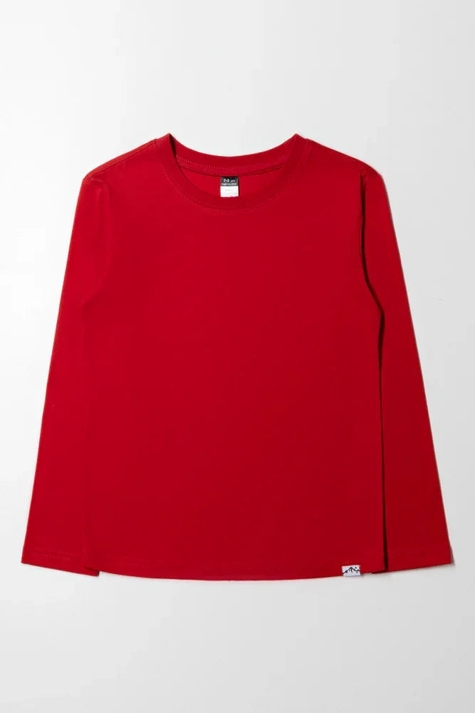 Long Sleeve T-Shirt Red