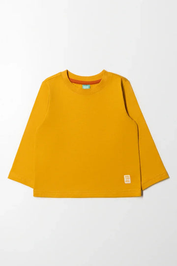 Long  Sleeve T-Shirt Yellow