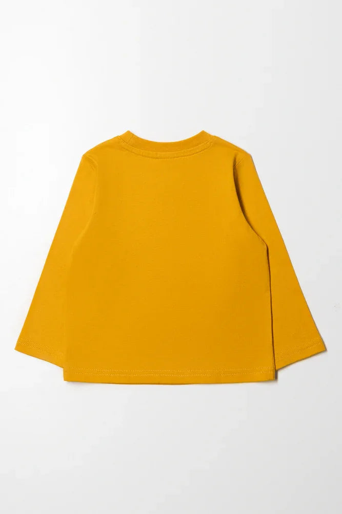 Long  Sleeve T-Shirt Yellow (3)