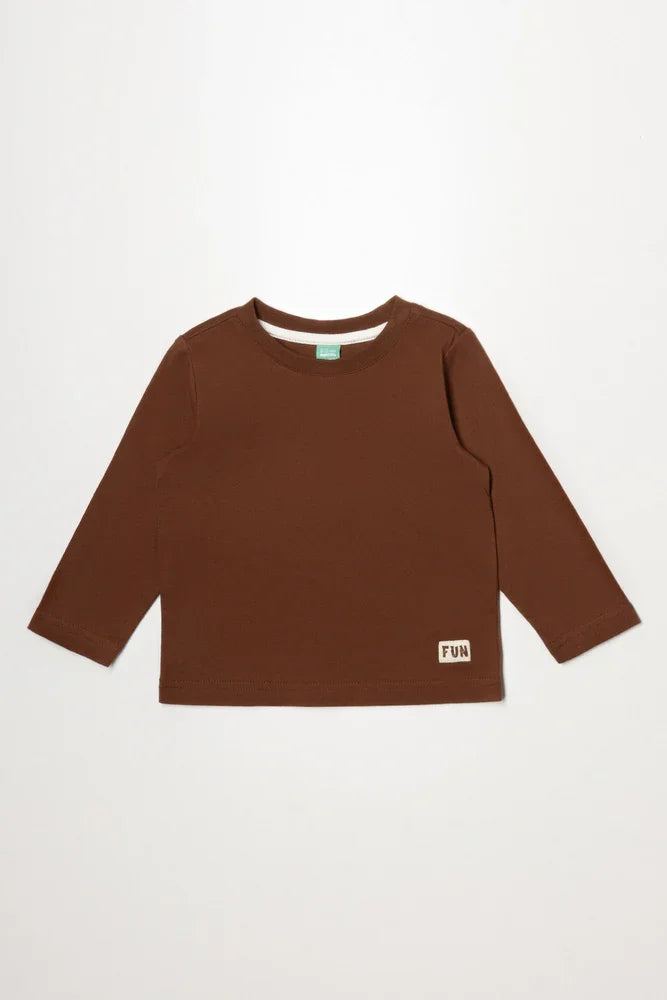 Long Sleeve T-Shirt Brown