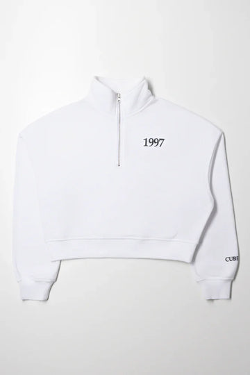 Quarter Zip Top Cream