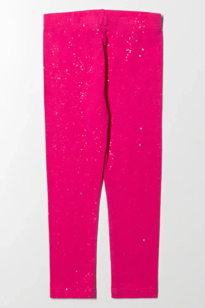 Glitter Legging Pink