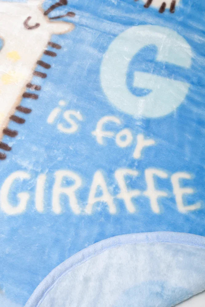 Animal Blanket Blue