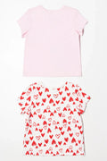 2 Pack T-Shirt Pink (3)