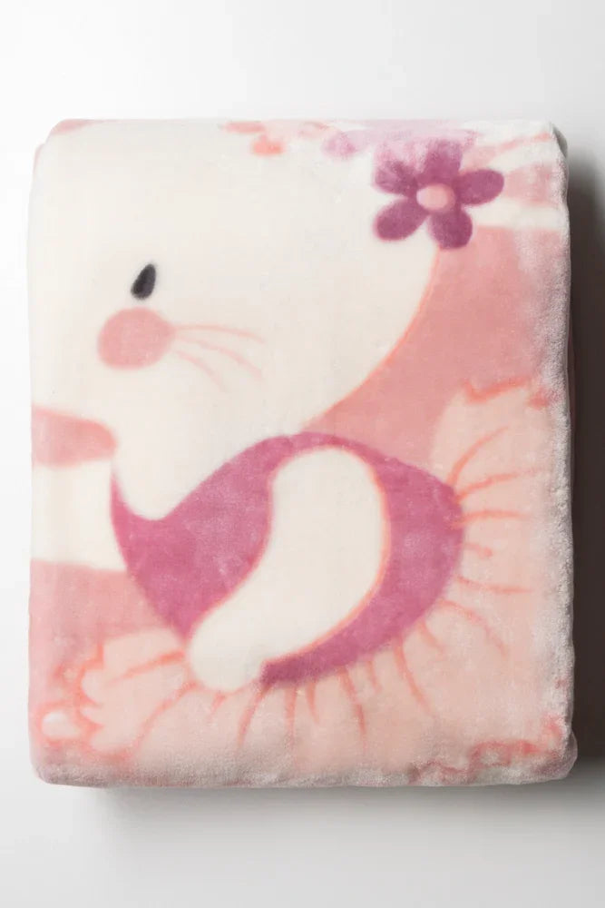 Ballerina Bunny Blanket Pink