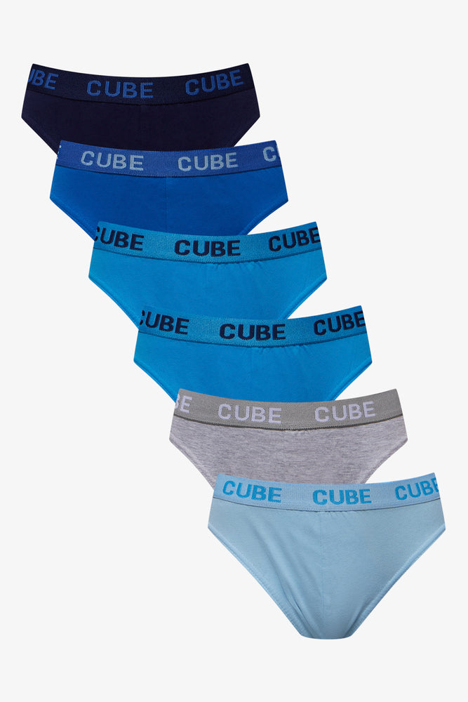 5 Pack Briefs Blue