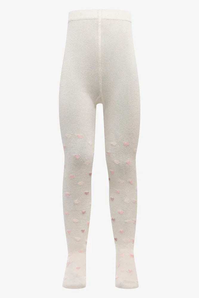 2 Pack Hosiery White & Pink