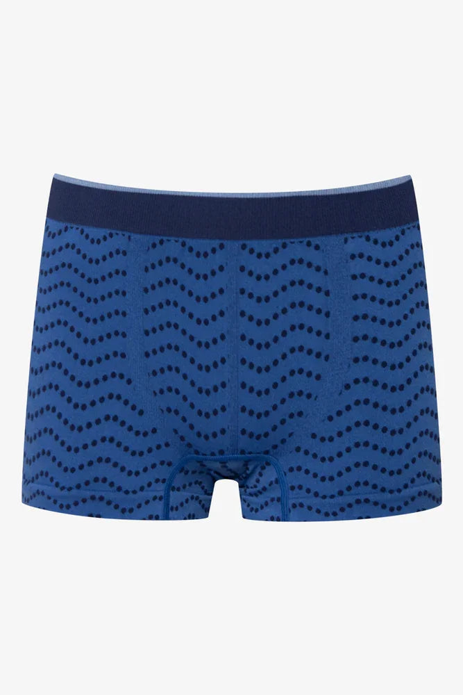 3 Pack Seamfree Boxers Blue