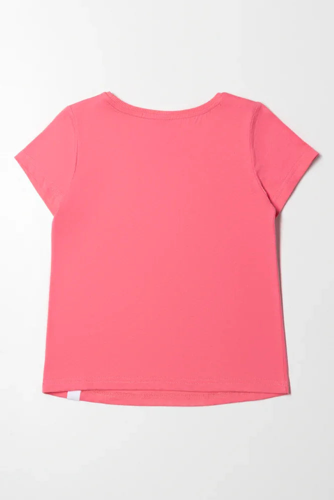 Short Sleeve T-Shirt Pink (3)