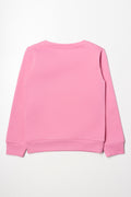 Barbie Crew Neck Track Top Pink (2)