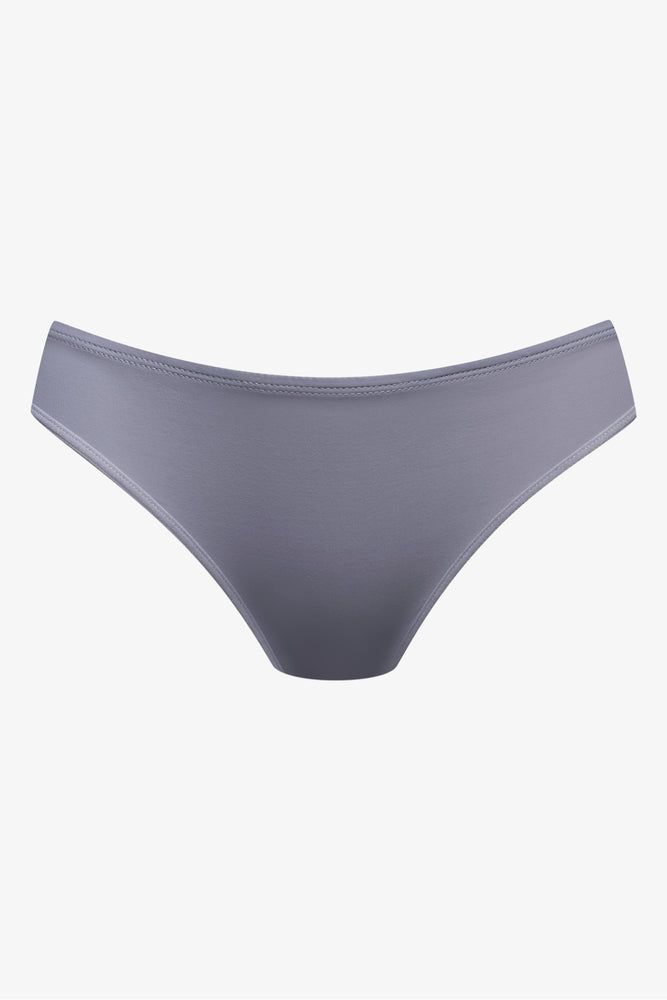 3 Pack Smooth Bikini Blue, Grey And Natural
