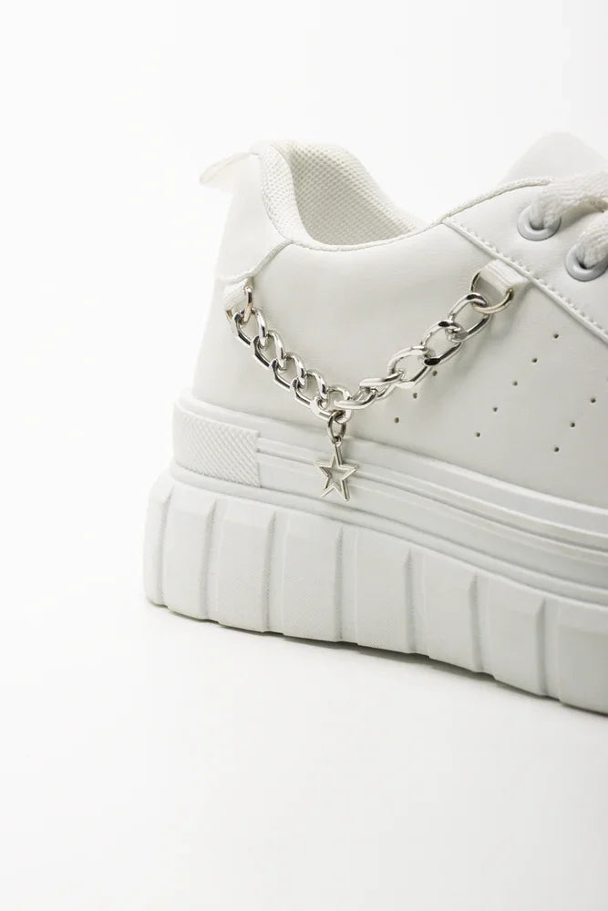 Chain Sneakers White (2)