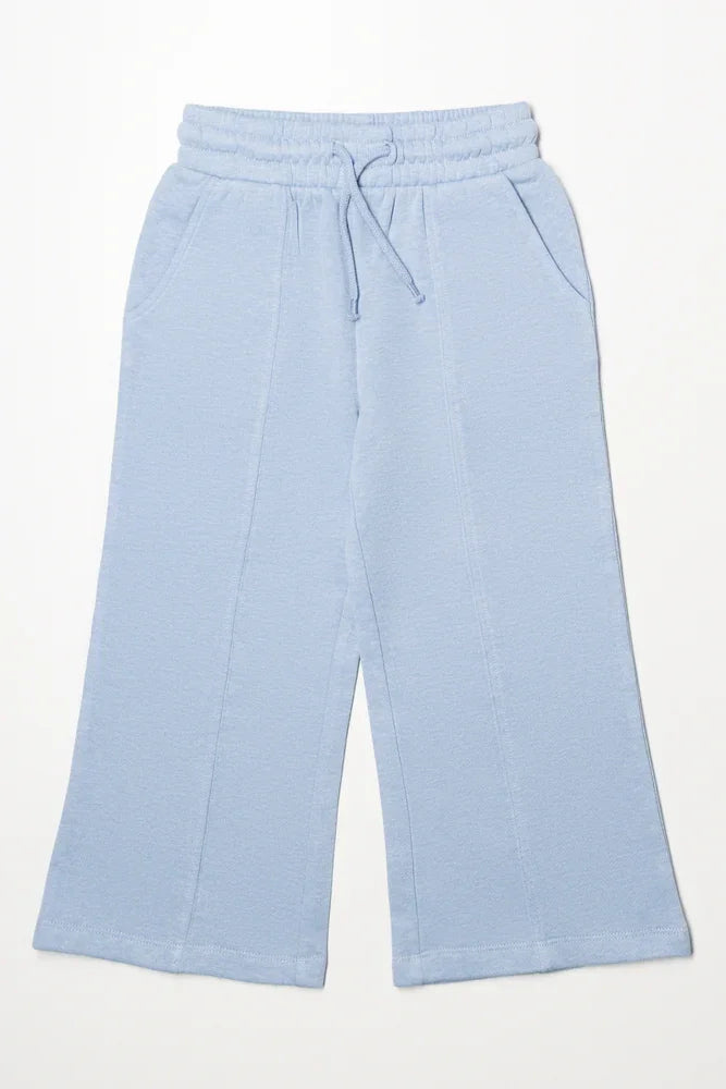 Wide Leg Trackpants Blue