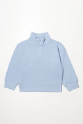 Quarter Zip Tracktop Blue
