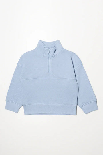 Quarter Zip Tracktop Blue