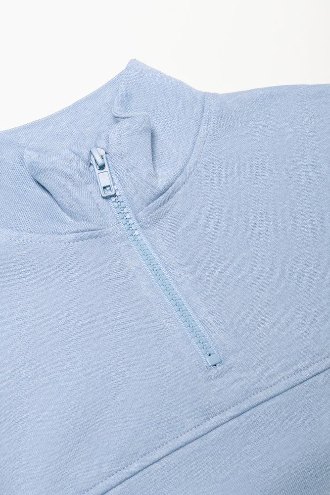 Quarter Zip Tracktop Blue