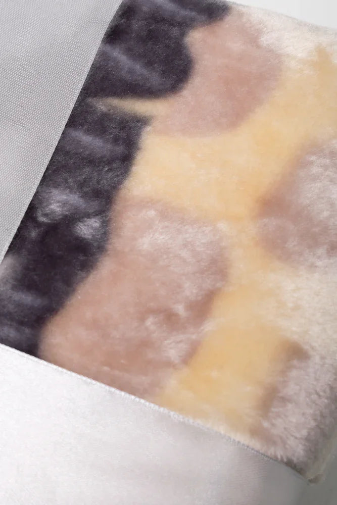 Giraffe And Zebra Blanket Natural