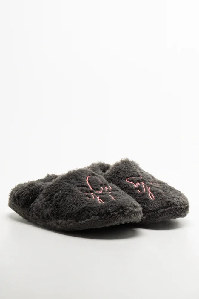 Beautiful Slippers Grey