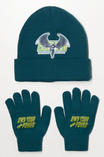 Batman 2 Piece Hat Set Blue